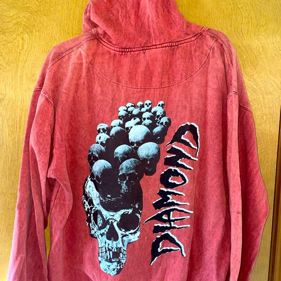 Diamond tie dye hoodie - Picture 2 of 2